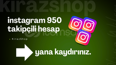 İNSTAGRAM 950 TAKİPÇİLİ KEŞFETİ AÇIK HESAP İNSTAGRAM 950 TAKİPÇİLİ KEŞFETİ AÇIK HESAP