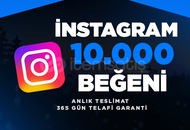İNSTAGRAM 10.000 BEĞENİ | KALİTELİ | GARANTİLİ 