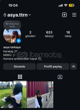 Instagram aktif kız hesabı