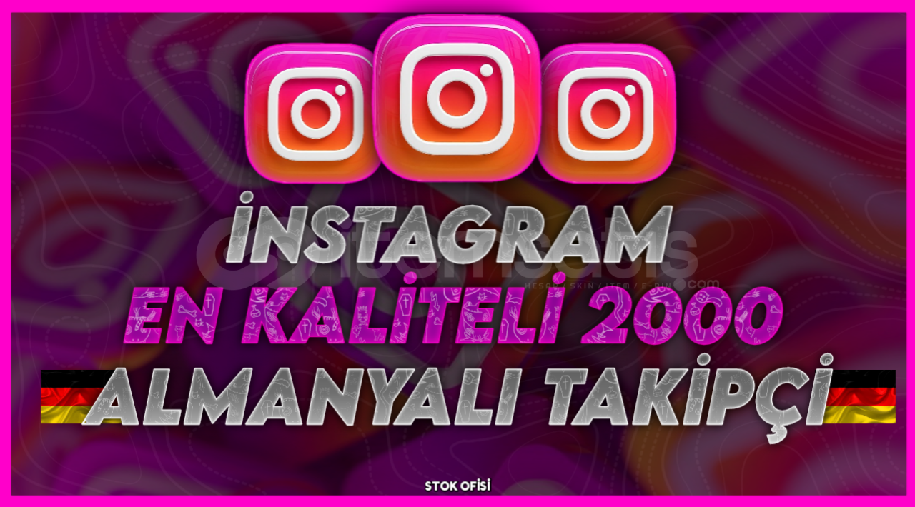 İNSTAGRAM ALMANYALI 2000 TAKİPÇİ İNSTAGRAM ALMANYALI 2000 TAKİPÇİ