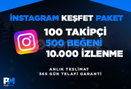 İNSTAGRAM BAŞLANGIÇ PAKET - GARANTİLİ SERVİS 