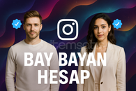 ⭐İnstagram Bay & Bayan Mavi Tikli Hesaplar⭐
