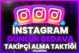 ⭐İNSTAGRAM BEDAVA GÜNLÜK TAKİPÇİ ALMA TAKTİĞİ⭐