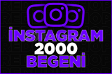 Instagram beğeni 2000 | Hızlı - Garantili