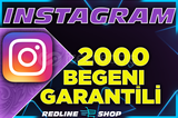 İnstagram Beğeni 2000 | Hızlı - Garantili