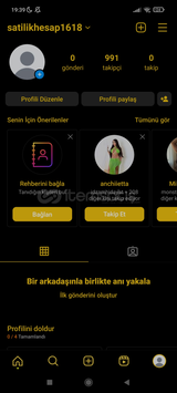 Instagram direk teslim 1k takipçili hesap 