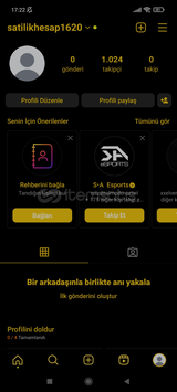 Instagram direk teslim 1k takipçili hesap 