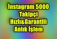 İnstagram Düşmeyen 5k Takipçi