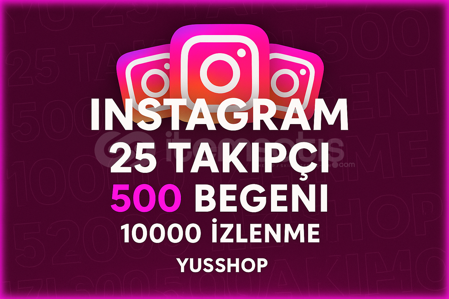 YUSSHOP – Instagram Ekonomik Paket YUSSHOP – Instagram Ekonomik Paket