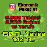 ⭐ Instagram Ekonomik Paket #1 ⭐