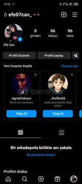 İnstagram erkek hesap 