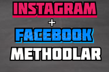 INSTAGRAM+FACEBOOK METHODLAR⭐️[%100]