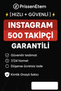 İnstagram GARANTİ 500 TAKİPÇİ