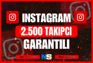 ⭐ [Instagram] Garantili 2.500 Takipçi