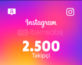 ⭐Instagram [GARANTİLİ] 2500 Gerçek Takipçi⭐