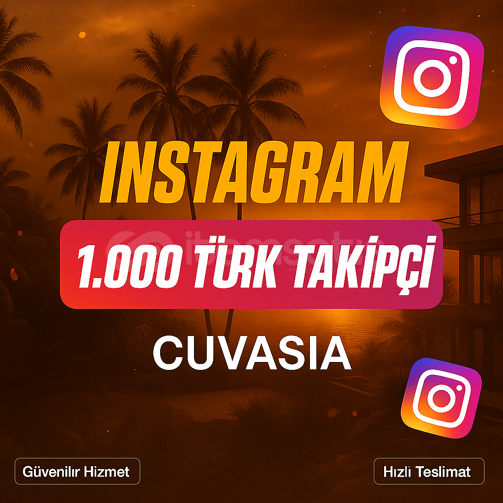 ⭐Instagram Gerçek 1.000 Türk Takipçi ⭐Instagram Gerçek 1.000 Türk Takipçi