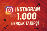 İnstagram Gerçek Takipçi 1.000 Adet
