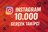 İnstagram Gerçek Takipçi 10.000 Adet