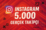 İnstagram Gerçek Takipçi 5.000 Adet
