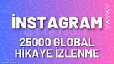 ⭐İnstagram 25000 Global Hikaye İzlenme⭐