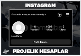 Instagram Hazır 100K Projelik/Kişisel Hesaplar