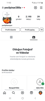 İnstagram Hesap 2K Takipci