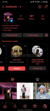 İnstagram isteğe bağlı kız veya erkek hesap