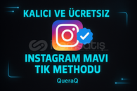 ✅İNSTAGRAM KALICI MAVİ TİK METHODU✅
