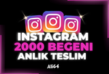 INSTAGRAM KALİTELİ 2000 BEĞENİ