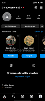 İnstagram kapanmaz sağlam takipcili hesal