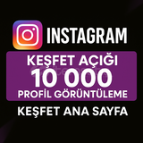İNSTAGRAM KEŞFET ACICI 10000 PROFİL GÖRÜNTÜLEME