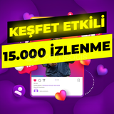 İNSTAGRAM KEŞFET ETKİLİ 15.000 İZLENME