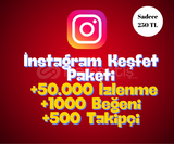 İnstagram Keşfet Etkili Paket