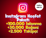 İNSTAGRAM KEŞFET ETKİLİ PREMİUM PAKET