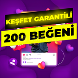 İNSTAGRAM KEŞFET GARANTİLİ 200 BEĞENİ