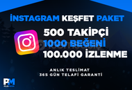 ⭐️İNSTAGRAM KEŞFET PAKET - GARANTİLİ SERVİS