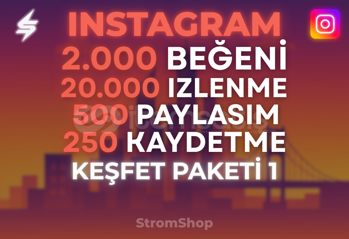 INSTAGRAM KEŞFET PAKETİ 1 | GARANTİ INSTAGRAM KEŞFET PAKETİ 1 | GARANTİ