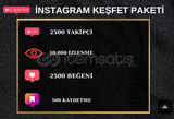 INSTAGRAM KEŞFET PAKETİ -3 | ANLIK