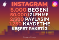 INSTAGRAM KEŞFET PAKETİ 3 | GARANTİ
