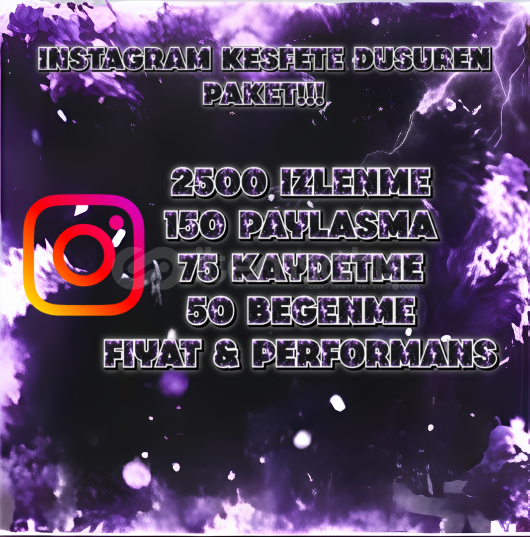 INSTAGRAM FIYAT&PERFORMANS KESFETE DUSUREN PAKET INSTAGRAM FIYAT&PERFORMANS KESFETE DUSUREN PAKET