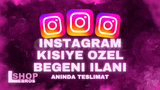 ⭐İnstagram Kişiye Özel Beğeni İlanı Açılır.