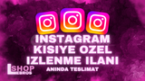 ⭐İnstagram Kişiye Özel İzleyici İlanı Açılır.