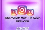 ⭐️İNSTAGRAM MAVİ TİK METHOD [KALICI]⭐️