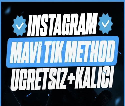İnstagram Mavi tik Methodu
