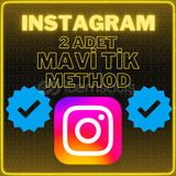 ⭐İNSTAGRAM MAVİ TİK METHODU 2 ADET [KALICI