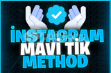 İNSTAGRAM MAVİ TİK METHODU YOK BU FİYAT