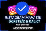 ⭐INSTAGRAM MAVİ TİK [ÜCRETSİZ] + [ÖMÜR BOYU] ✔