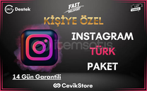 ⭐Instagram Özel Türk Paket⭐ ⭐Instagram Özel Türk Paket⭐