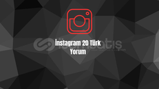 ✨İnstagram Özelleştirilebilir 20 Türk Yorum