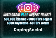 ⭐İNSTAGRAM PLAT KEŞFET PAKETİ⭐